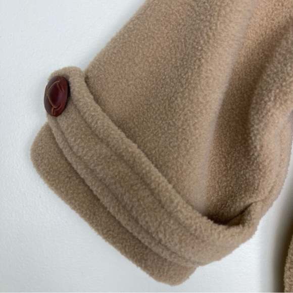 Pete’s Partner Vintage Fleece Peacoat Button Front Jacket Camel/Tan Size 12M - Picture 4 of 12